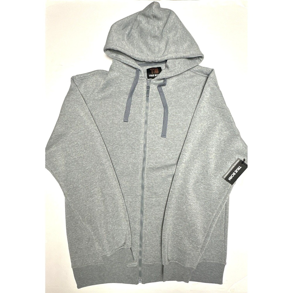 True Born Hoodie Sweater Mens Size 5XL Sweatshirt Long Sleeve Heavyweight